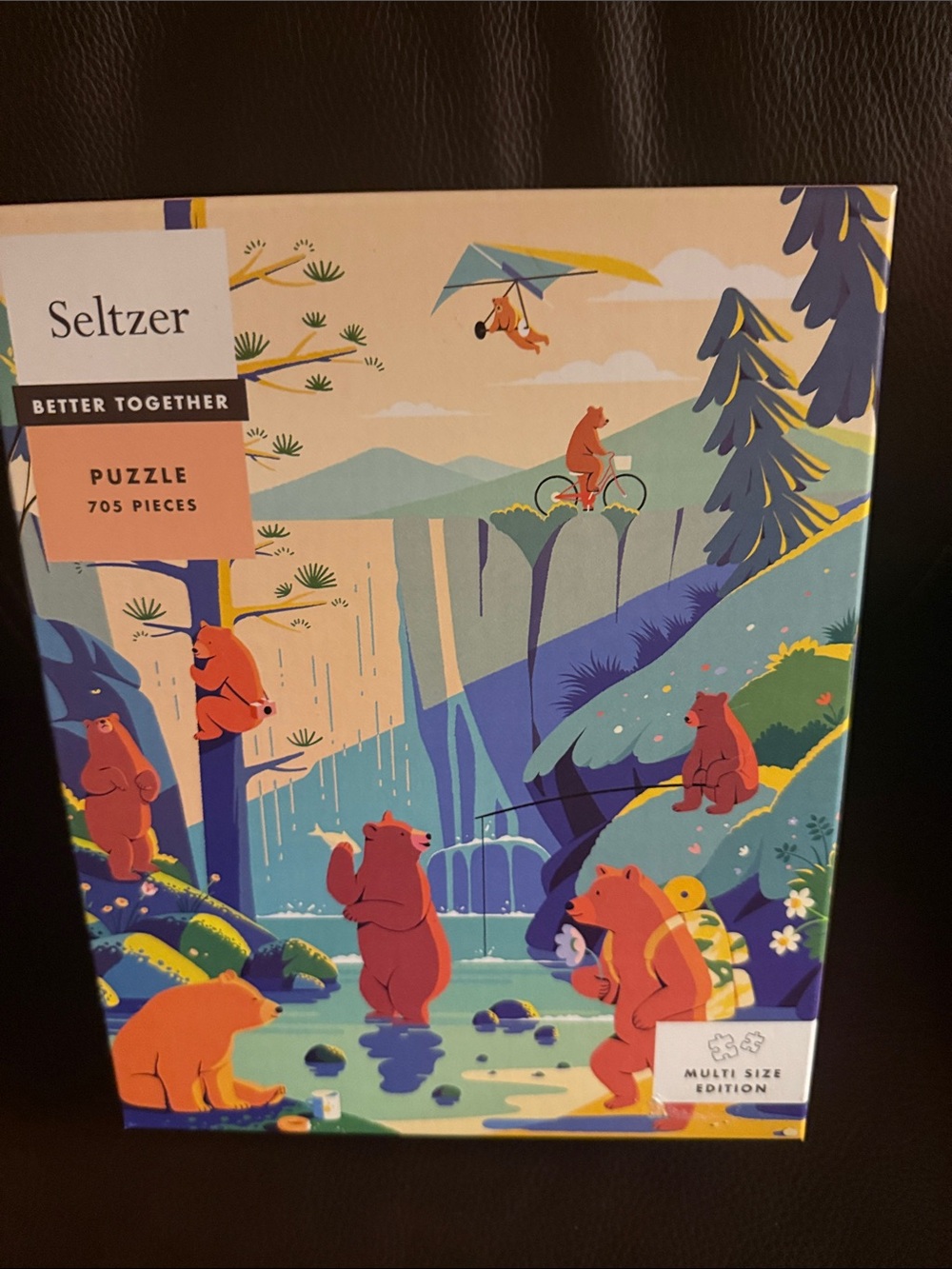 Seltzer better together 750 jigsaw puzzle. Complete. Like new